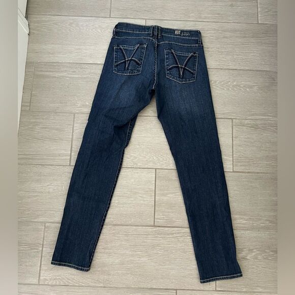 Kut From The Cloth Skinny Jeans size 2 Dark Wash - Picture 5 of 6